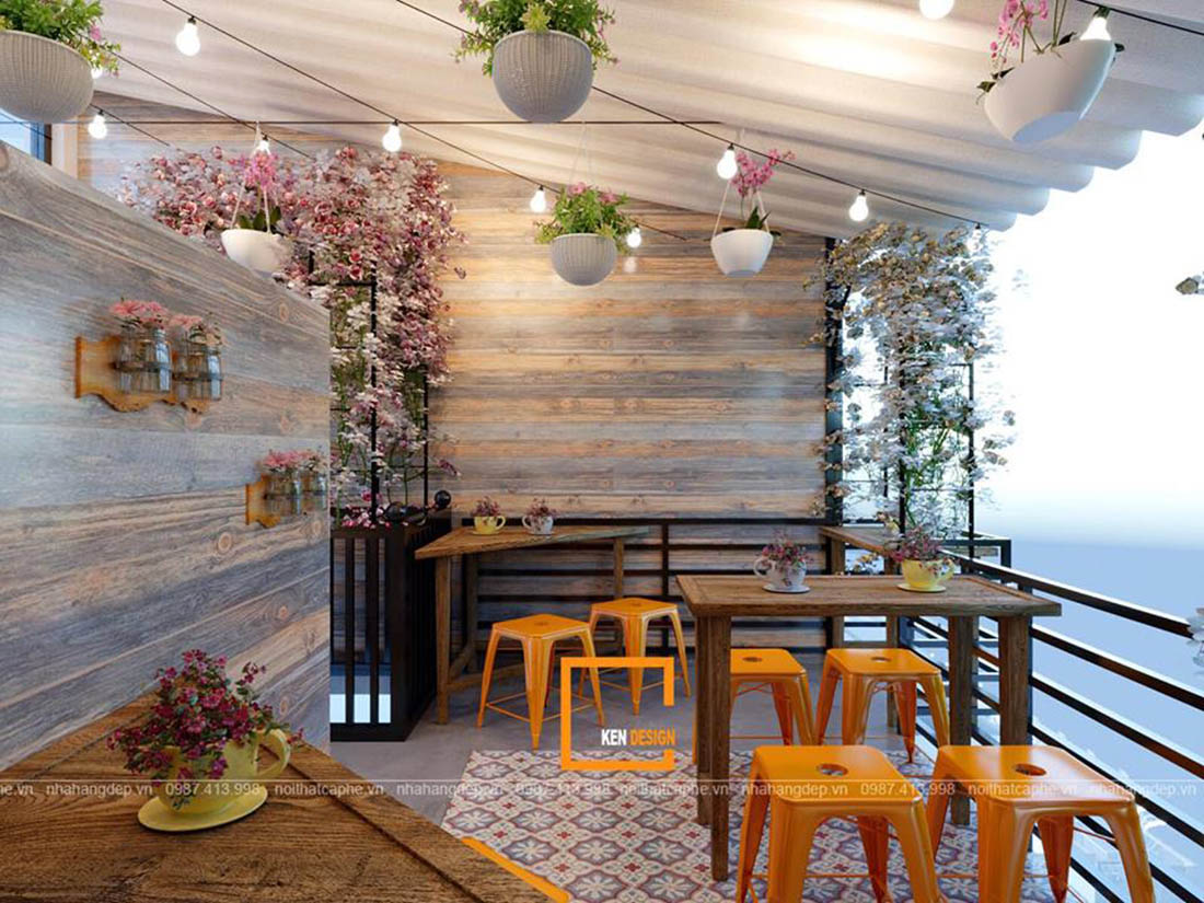  Thiết kế quán cafe theo phong cách đơn giản